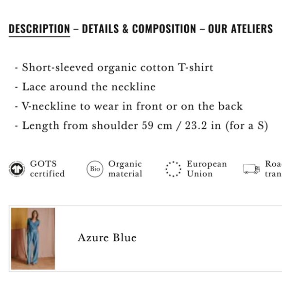 NWT Sezane Cassiopee T-Shirt - Picture 3 of 9